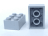 Brick 2 x 3 without Cross Supports