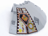 Panel 14 x 14 x 2 2/3 Quarter Saucer Top with UFO Pattern Left