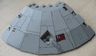 Panel 14 x 14 x 2 2/3 Quarter Saucer Top with Millennium Falcon Pattern
