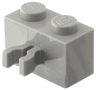 Brick, Modified 1 x 2 with Split U Clip Thick (Vertical Grip)