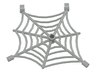Spider Web Flat with Hollow Stud, Bar Ends, and Clips