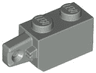 Hinge Brick 1 x 2 Locking with 1 Finger Vertical End