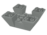 Slope, Inverted 65 6 x 6 x 2 Quad with Cutouts
