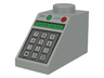 Slope 45 2 x 1 with Number Keypad, 'OPEN', 'LOCK', and Green and Red Buttons Pattern