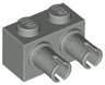 Brick, Modified 1 x 2 with Pins
