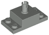 Brick, Modified 2 x 4 with Pin on Top and Side Cutouts