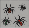 Tile 2 x 2 with 4 Spiders Pattern