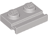 Plate, Modified 1 x 2 with Door Rail