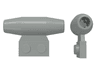 Engine, Smooth Small, 1 x 2 Side Plate with Axle Holders