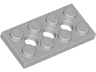 Technic, Plate 2 x 4 with 3 Holes