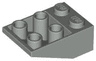 Slope, Inverted 33 3 x 2 with Flat Bottom Pin without Connections between Studs