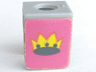Minifigure Vest with Crown on Purple Background Pattern (Stickers)  - Sets 375 / 6075