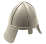 Minifigure, Headgear Helmet Castle Nasal Helmet with Angled Neck Protector