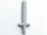 Minifigure, Weapon Sword, Shortsword - Polished Rigid ABS
