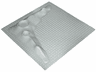 Baseplate, Raised 32 x 32 Crater Plate without Crater Studs