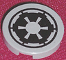 Tile, Round 2 x 2 with SW Imperial Logo Pattern