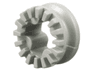 Technic Bush 1/2 Toothed with 4 Interior Ridges