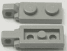 Hinge Plate 1 x 2 Locking with 1 Finger on End with Bottom Groove