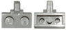Hinge Plate 1 x 2 Locking with 1 Finger on Side with Bottom Groove