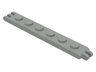 Hinge Plate 1 x 6 with 2 and 3 Fingers On Ends