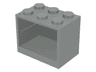 Container, Cupboard 2 x 3 x 2 - Solid Studs