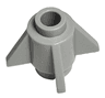 Brick, Round 1 x 1 with Fins