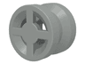 Wheel  8mm D. x 6mm