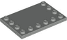 Tile, Modified 4 x 6 with Studs on Edges