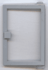 Door 1 x 4 x 5 Right with Fixed Trans-Clear Glass