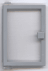 Door 1 x 4 x 5 Left with Fixed Trans-Clear Glass