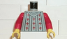 Torso Castle Fright Knights Fleur-de-lis Pattern / Red Arms / Yellow Hands
