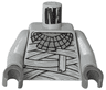 Torso Studios Mummy Wrappings and Necklace Pattern / Light Gray Arms / Dark Gray Hands