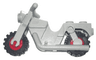 Motorcycle Town with Red Wheels with Black Tires (x81 / 3464c02)