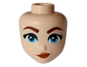 Mini Doll, Head Friends with Reddish Brown Eyebrows, Medium Azure Eyes, Dark Orange Lips, Smirk Pattern