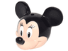 Minifigure, Head, Modified Mouse with Molded Black Top and Ears and Printed Nose, White Eyes Looking Straight with Eyelashes Pattern (Minnie)