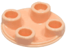 Plate, Round 2 x 2 with Rounded Bottom (Boat Stud)