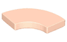 Tile, Round Corner 2 x 2 Macaroni