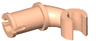 Arm and Hand Short with Pin - Vertical Grip