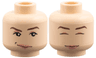 Minifigure, Head Dual Sided Female with Awake / Asleep Pattern (HP Hermione)