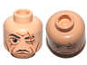 Minifigure, Head Male Scar over Left Eye, Wrinkles Pattern (SW Even Piell)