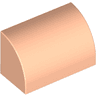 Slope, Curved 1 x 2 with Bottom Stud Holder