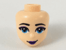 Mini Doll, Head Friends with Dark Azure Eyes, Dark Purple Lips Pattern