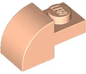 Slope, Curved 2 x 1 with Recessed Stud