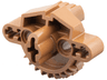 Bionicle Matoran Torso, Gear 9 Tooth with 3 Axle Holes and 2 Pin Holes