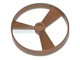 Bionicle Rhotuka Spinner (Propeller / Rotor) with Engraved Code on Side Pattern