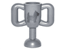 Minifigure, Utensil Trophy Cup Small with Silver Terrier Dog Pattern