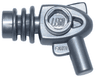 Minifigure, Weapon Space Ray Gun - Rounded Heat Diffusers