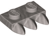 Plate, Modified 1 x 2 with 3 Teeth
