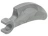 Barb / Claw / Horn / Tooth with Clip, Curved