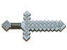 Minifigure, Weapon Sword Pixelated (Minecraft)